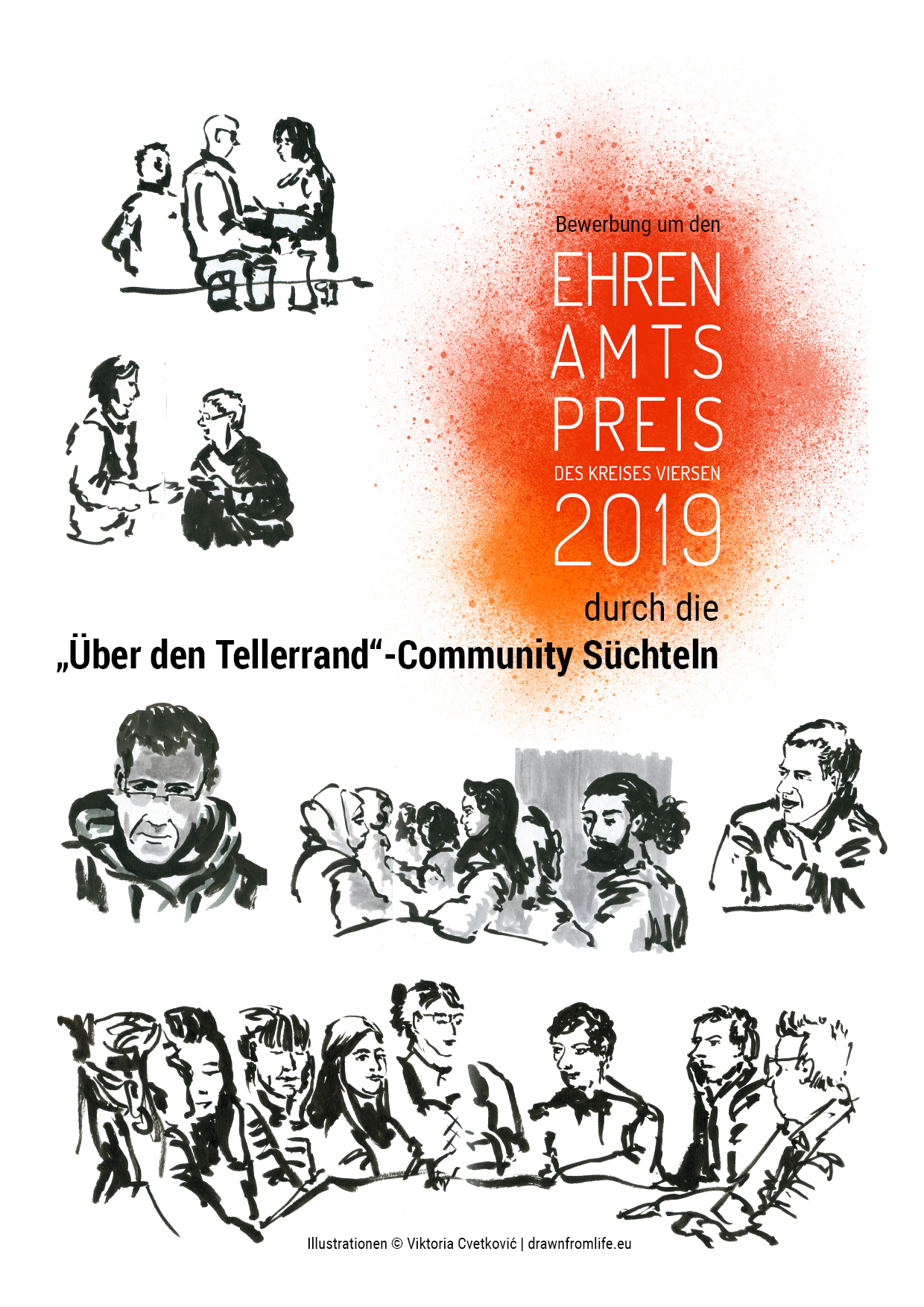 Über den Tellerrand © Viktoria Cvetković | drawnfromlife.eu Über den Tellerrand © Viktoria Cvetković | drawnfromlife.eu